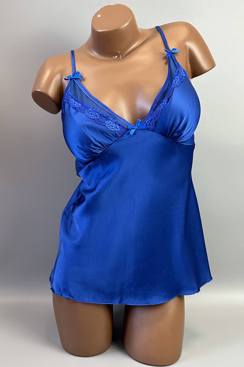 Pyjama set met tanktop en lange broek van imitatiesatijn ⎸ INTIMI