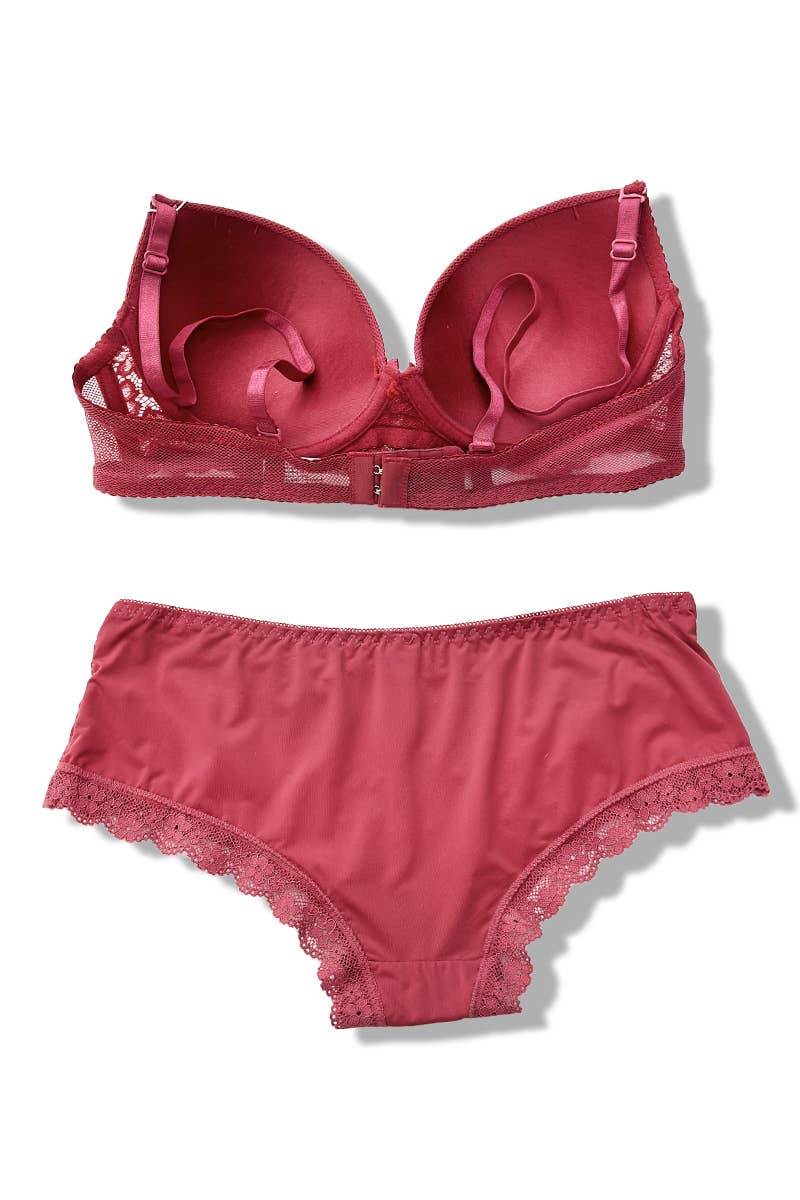 Set with C-cup bra and panties/AZ16019