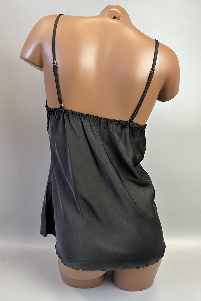 Pyjama set met tanktop en lange broek van imitatiesatijn ⎸ INTIMI