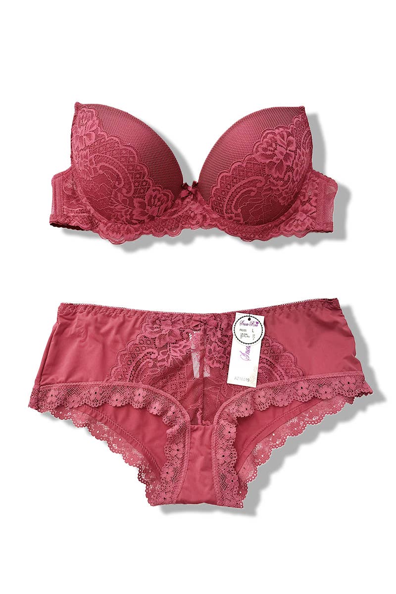 Set with C-cup bra and panties/AZ16019
