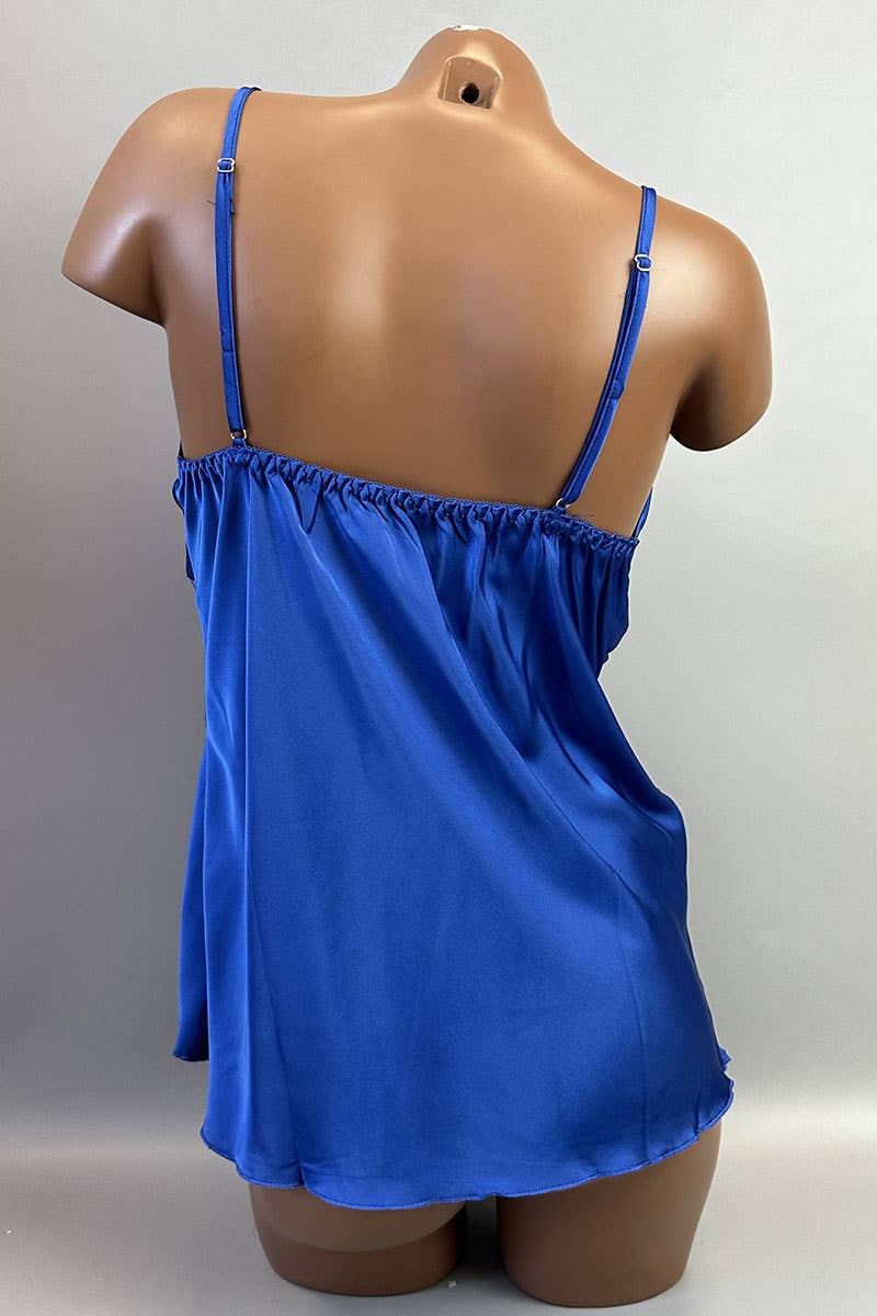 Pyjama set met tanktop en lange broek van imitatiesatijn ⎸ INTIMI